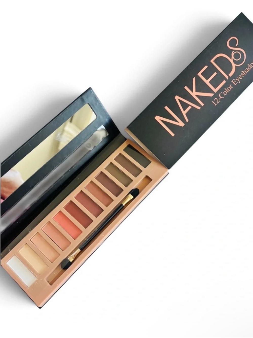 Naked Warm Neutral Eyeshadow Palette in Peach, Brown & Cream Tones - Picture 2 of 3